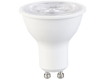Luminea Home Control WLAN-LED-Spot, GU10, RGB-CCT, 4,5 W (ersetzt 35 W), 326 lm, 45°, App