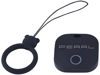 PEARL 4in1-Mini-Schlüsselfinder mit Bluetooth App & GPS-Ortung 80 dB 