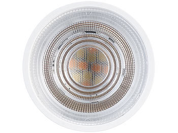 Luminea 3er-Set LED-Spots GU10 mit Alu-Einbaurahmen, RGB-CCT, 4,8W, für ZigBee
