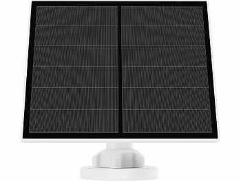 revolt Solarpanel für Akku-IP-Kameras mit Micro-USB, 5 W, 5 V, IP65
