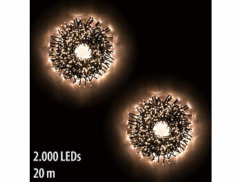 Lichterkette Fenster: Lunartec Lunartec