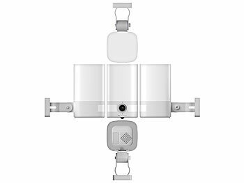 Telecamera Finta Di Sorveglianza Esterna – Con Luce LED Lampeggiante E Infrarossi, Effetto Deterrente, Dimensioni 15x8 Cm