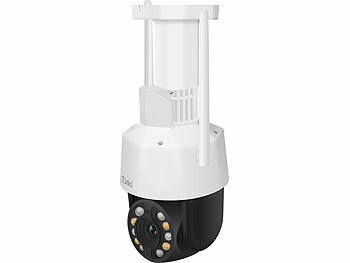 7links PTZ-Überwachungskamera mit 2K+, Laser-LEDs, 20x-Zoom, WLAN, App, 360°
