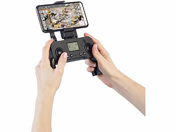 Simulus Faltbare GPS-Drohne mit 4K-Cam, 2-Achsen-Gimbal, Brushless-Motor, WLAN