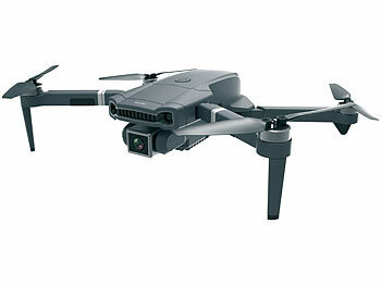 Simulus Faltbare WLAN-Drohne mit Brushless-Motor, interp. 4K-Live-View-Kamera