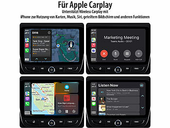 Wireless Carplay Adapter für iOS/Android verkabelt zu Wireless