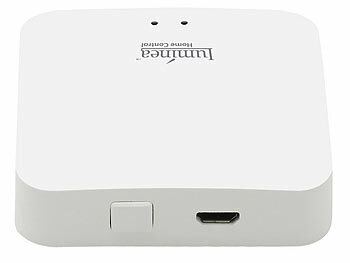 Luminea Home Control WLAN-Gateway mit Bluetooth-Mesh für ELESION- und Smart-Life-Geräte