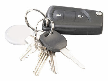Callstel 4er Mini Schlüssel und Gegenstandfinder, Apple Wo ist, weiß