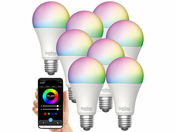 LED-Glühbirne E27 warmweiß WiFi