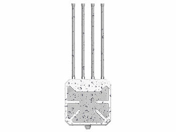 WLAN Repeater Outdoor: 7links Wetterfester Outdoor-WiFi-6-Repeater, bis 3.000 Mbit/s, Dual-Band