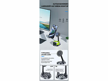 Schreibtischständer verstellbare Charge Schreibtische MagSafe drehbare Digitale 