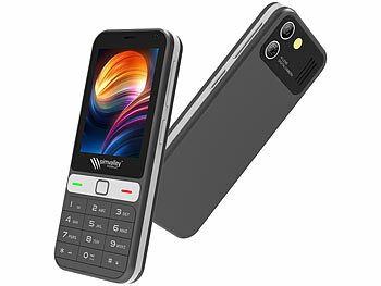 simvalley Mobile 4G-Senioren-Handy, Touchdisplay, WhatsApp, SOS-Funktion, GPS, Android
