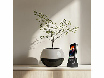 simvalley Mobile 4G-Senioren-Handy, Touchdisplay, WhatsApp, SOS-Funktion, GPS, Android