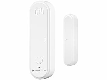 VisorTech 2in1-WLAN-Tür- und Fensteralarm mit Sirene, Versandrückläufer