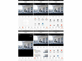 7links 2er-Set WLAN-Pan-Tilt-Outdoorkamera mit 4K-Auflösung, Farb-Nachtsicht