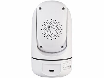 7links 2er-Set 2in1-WLAN-Überwachungskamera & Video-Telefon, Pan-Tilt