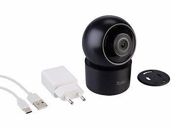 7links 2er-Set 2K-Pan-Tilt-Überwachungskamera mit WLAN, Patrouillen-Funktion