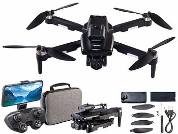 Quadrocopter: Simulus Faltbare RC-WLAN-Drohne mit HD-Kamera und Hindernisvermeidung