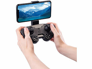 Simulus Faltbare RC-WLAN-Drohne mit HD-Kamera und Hindernisvermeidung