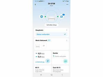 7links Dualband-WiFi-6-Reiserouter, bis 3.000 Mbit/s, WISP, Open-VPN, USB-C