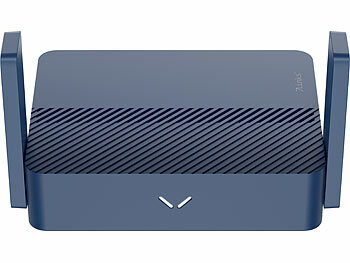 7links Dualband-WiFi-6-Reiserouter, bis 3.000 Mbit/s, WISP, Open-VPN, USB-C
