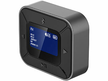 auvisio 2in1-Audio-Transmitter- und Receiver mit Bluetooth 5.3 und Display