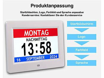 Digitaluhr für Senioren