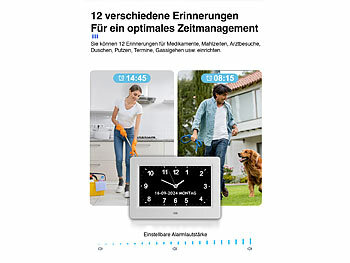 Wecker mit Datum und Wochentag für ältere Menschen