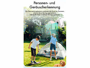 2K-IP-Überwachungskamera für Haus und Garten