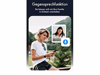 Kamera mit Geräuscherkennung und Push-Benachrichtigung