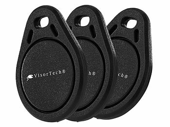 VisorTech Elektronischer Tür-Schließzylinder, App, RFID, Fingerscan, PIN, IP54