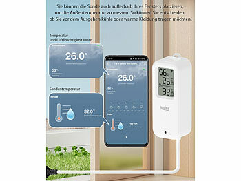 WLAN Thermometer innen