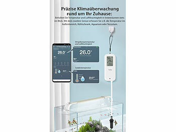 WiFi Thermometer mit Fühler