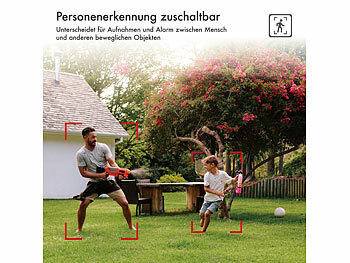 Kamera mit Sirene und Gegensprechfunktion