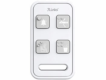 7links HD-Video-Seniorenkamera, schwenk- & neigbar, mit Notruf-Fernbedienung