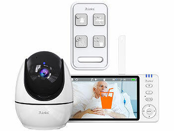 7links HD-Video-Seniorenkamera, schwenk- & neigbar, mit Notruf-Fernbedienung