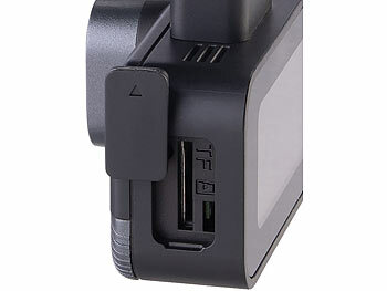 NavGear Mini-2K-Dashcam mit G-Sensor, GPS, Parkwächter, Nachtsicht, WLAN, App