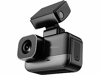 NavGear Mini-2K-Dashcam mit G-Sensor, GPS, Parkwächter, Nachtsicht, WLAN, App