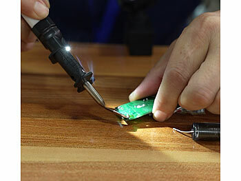 AGT 4in1-Akku-Heißdrahtschneider für Styropor & Schaumstoff, 550 °C, Licht 