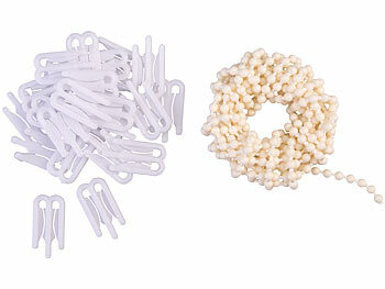 Luminea Home Control Smarter 3in1-Vorhangmotor, Akku, Bluetooth, Fernbedienung, Timer, App