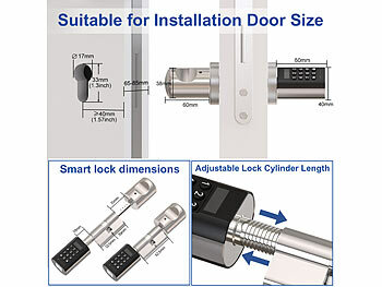 Türschloss-Zylinder mit Knauf