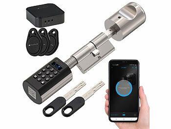 Elektronischer Schließzylinder mit Transponder und App-Zugang 