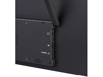 auvisio Mobiler Full-HD-IPS-Monitor mit 18,5"/47 cm, 120 Hz, USB-C, Standfuß 