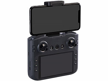 Simulus Faltbare RC-GPS-Drohne mit 4K-Kamera, 4,5"-Display-Fernsteuerung 