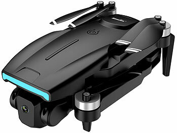 Simulus Faltbare RC-GPS-Drohne mit 4K-Kamera, 4,5"-Display-Fernsteuerung 