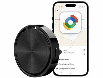 Callstel 4er-Set Mini-Schlüssel- und Gegenstandsfinder für Google / Android 