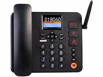 simvalley telefono con SIM: Telefono da tavolo 4G, funzione hotspot, Wi-Fi, batteria, senza contratto e SIM lock (telefono domestico con scheda SIM simvalley telefono con SIM: Telefono da tavolo 4G, funzione hotspot, Wi-Fi, batteria, senza contratto e SIM lock (telefono domestico con scheda SIM