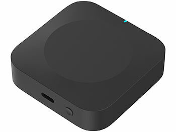 Luminea Home Control Dualband-WLAN-Gateway mit Bluetooth-Mesh, bis 300 m Reichweite 