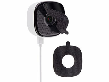 7links WLAN-IP-Fenster-Kamera mit 2K, 3 MP, App, Nachtsicht in Farbe, USB 