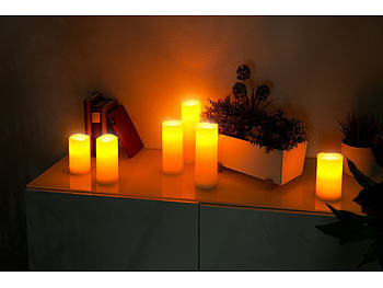 LED Kerze mit Fernbedienung